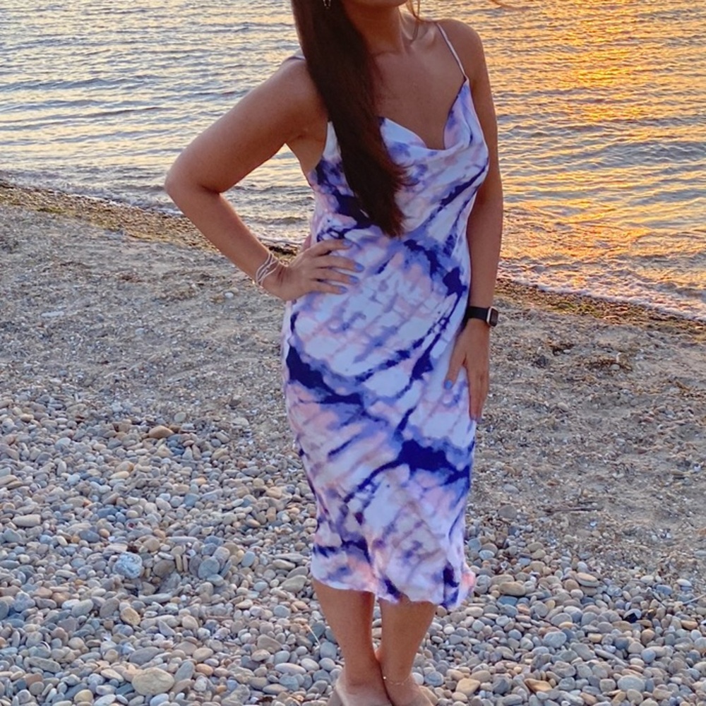 Tie Dye silky dress